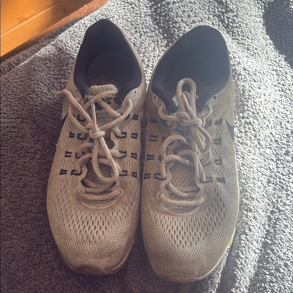 Grey Nike Athletic Running Shoes